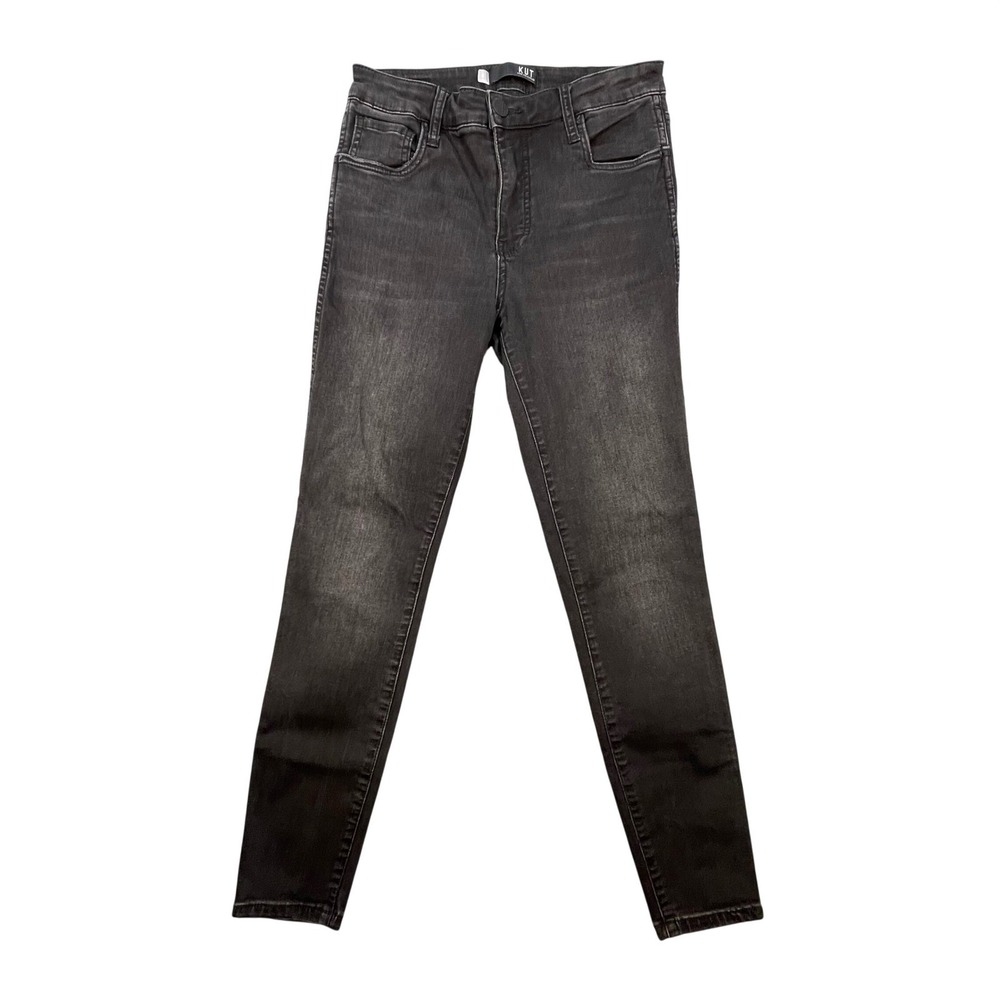 KUT from the Kloth Black Mia Toothpick Skinny Jeans Womens 6
